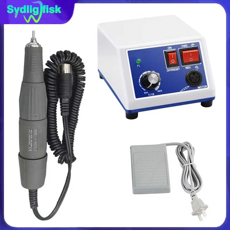 Nail Drill Machine - 歯科ラボマラソンN3モーターマイクロモーター研磨機35K RPM H37L1ハンドピース歯科ネイルドリルグラインダー機械工具